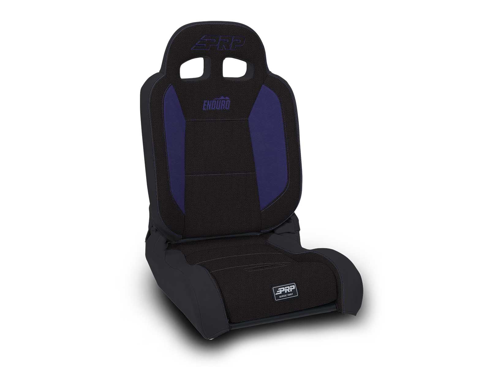 PRP Seats A8701045-50-M EnduroDaily Reclining Suspension Seat Black and Purple Tweed Passenger