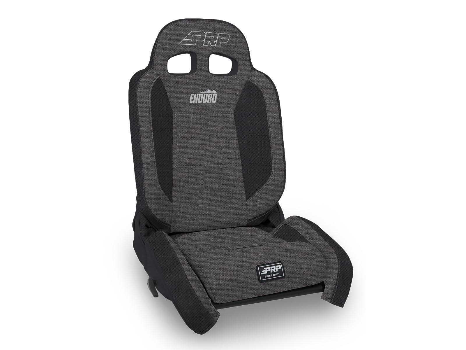 PRP Seats A8801044-54 EnduroTrail Reclining Suspension Seat Gray Tweed Driver