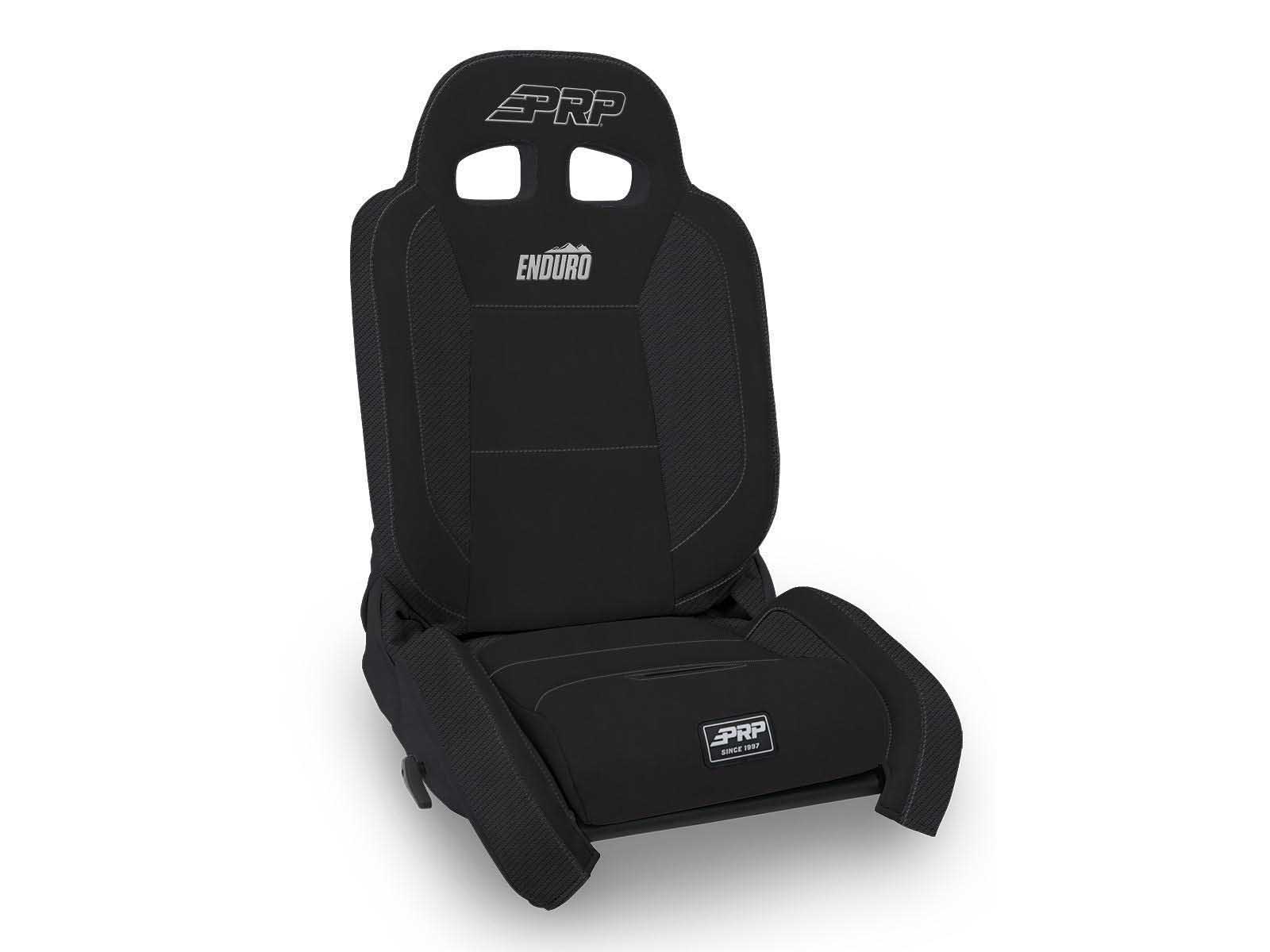PRP Seats A8801045-241 EnduroTrail Reclining Suspension Seat Black Suede Passenger