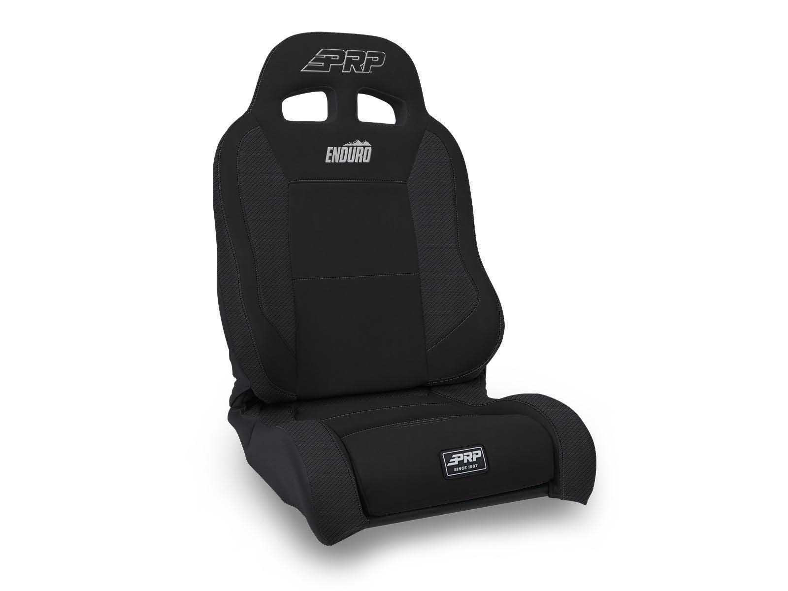 PRP Seats A8901044-241 EnduroTrek Reclining Suspension Seat Black Suede Driver