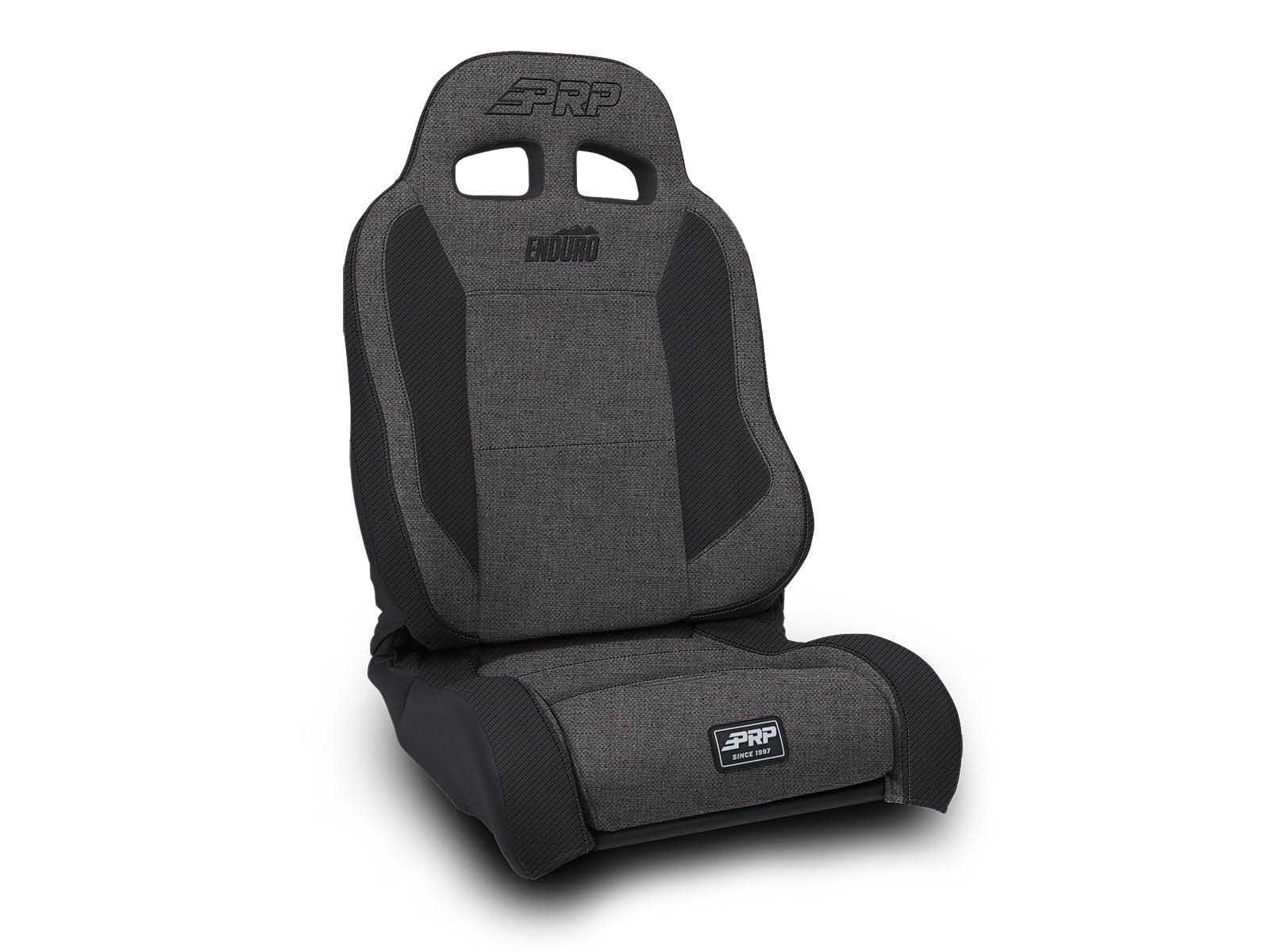 PRP Seats A8901044-54 EnduroTrek Reclining Suspension Seat Gray Tweed Driver