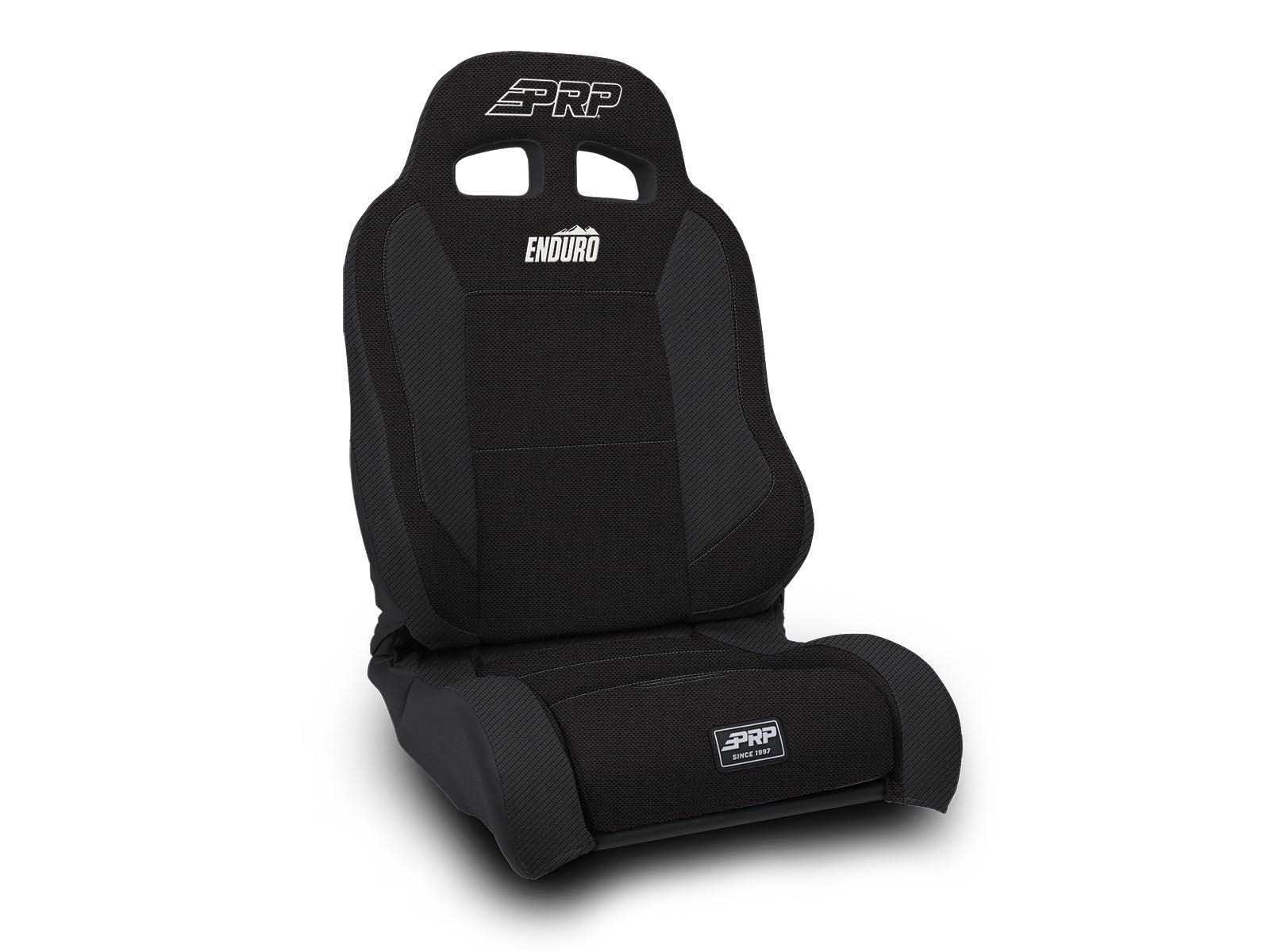 PRP Seats A8901045-50 EnduroTrek Reclining Suspension Seat Black Tweed Passenger