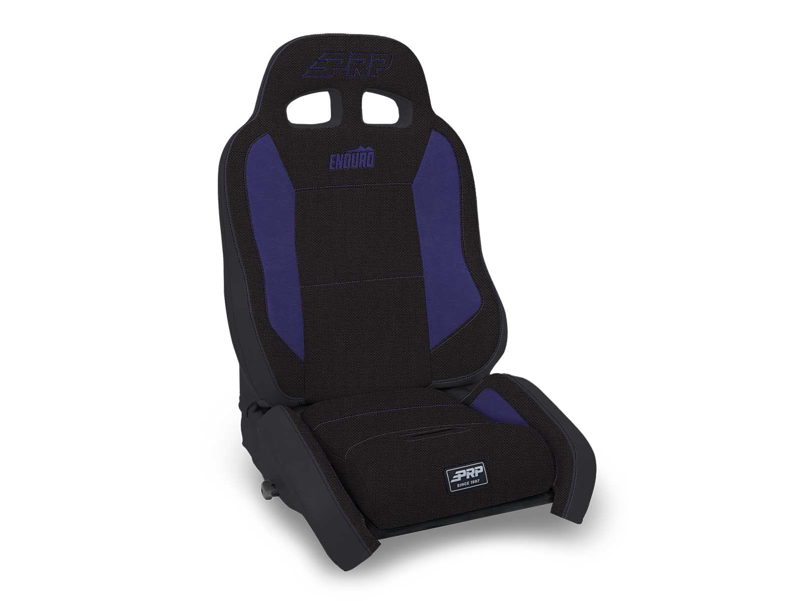 PRP Seats A9001044-50-M EnduroCrawl Reclining Suspension Seat Black and Purple Tweed Driver
