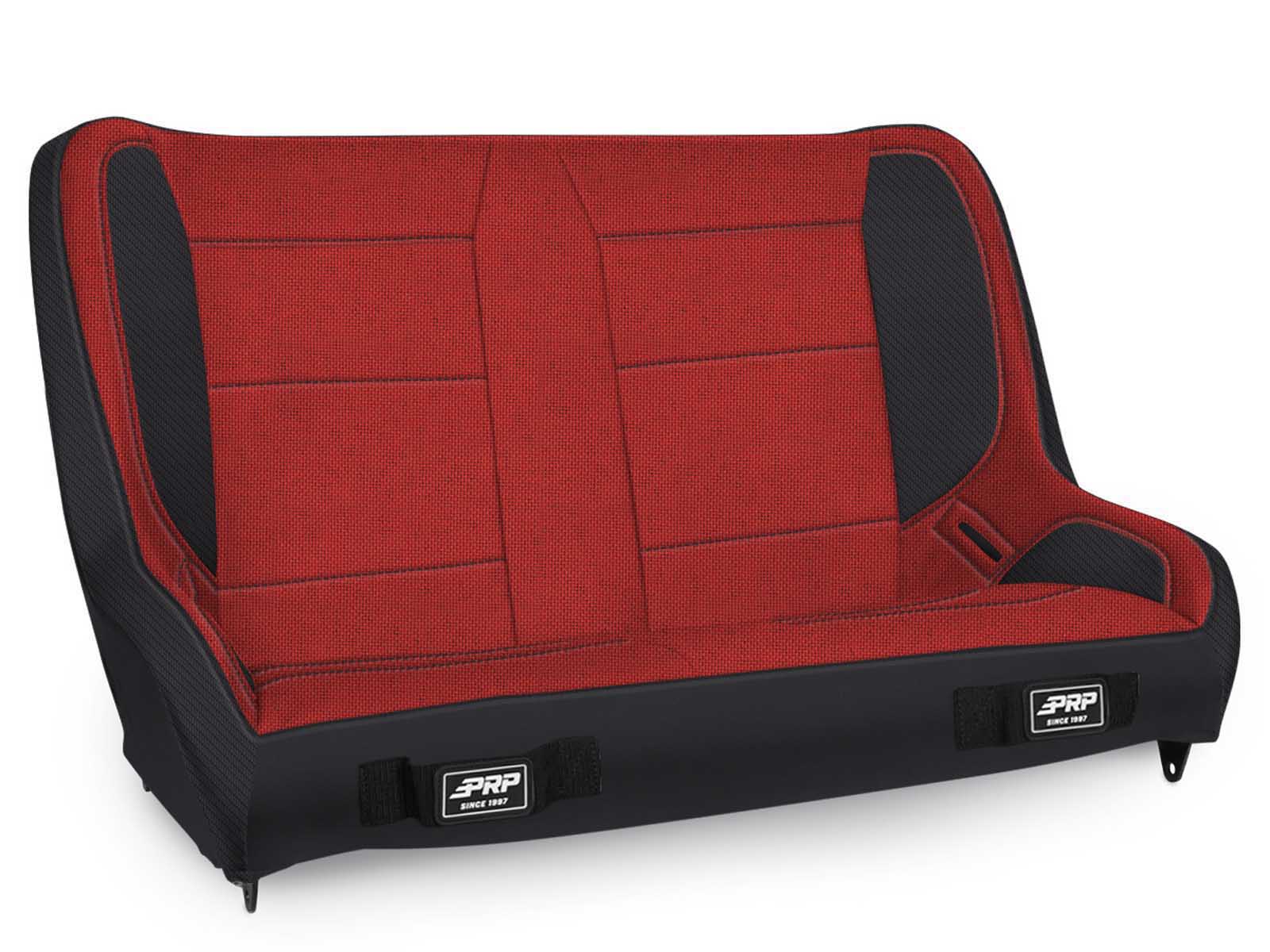 PRP Seats A9236-36-72 Elite Series Rear Bench for Jeep CJ-7/Wrangler YJ Red