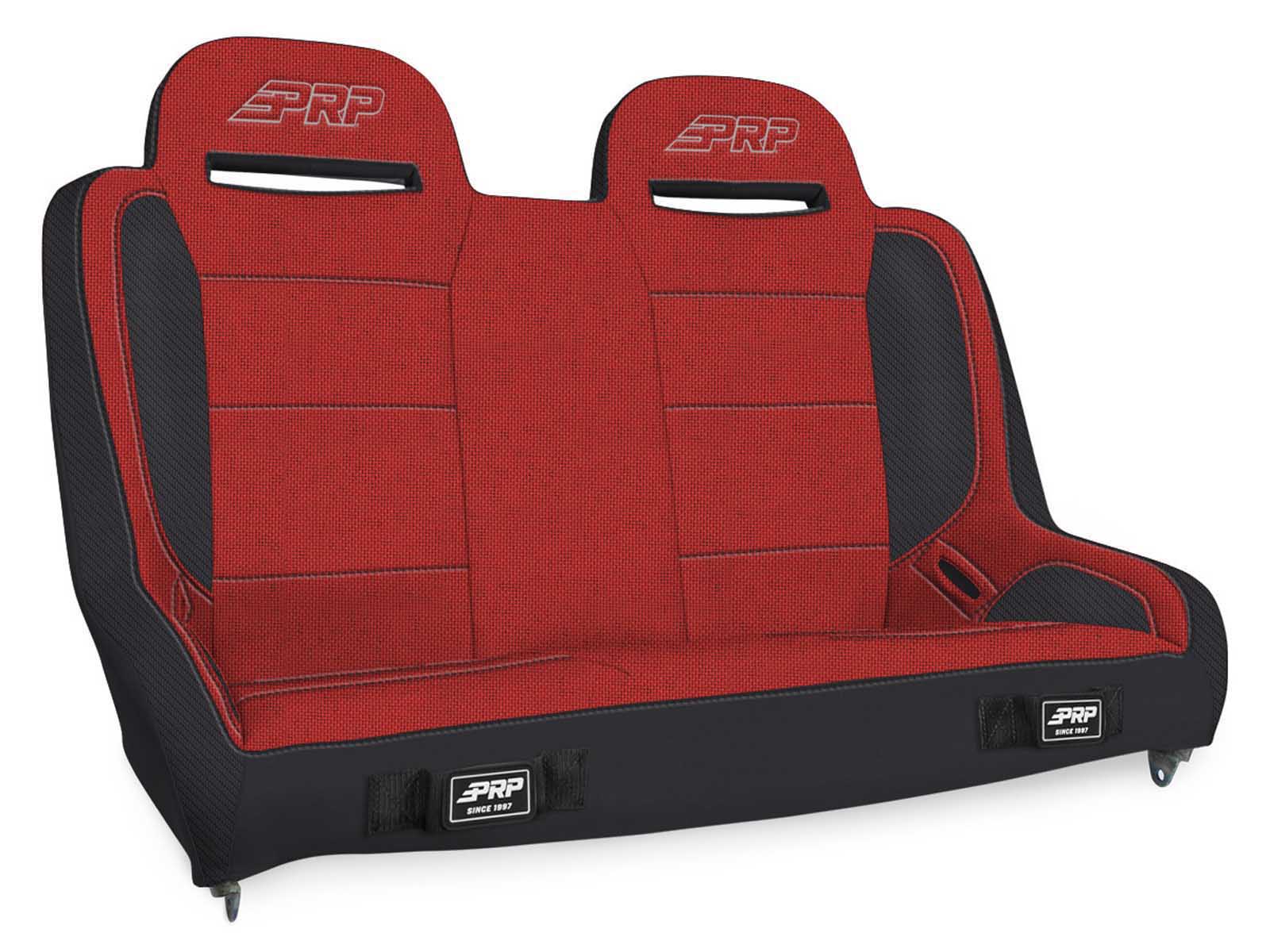 PRP Seats A9240-47-72 Elite Series Rear Bench for Jeep Wrangler JKU/JLU Red