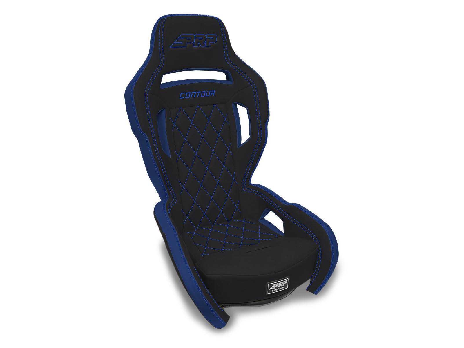 PRP Seats AU61001-PORXP-206 Contour UTV Suspension Seat Black and Blue