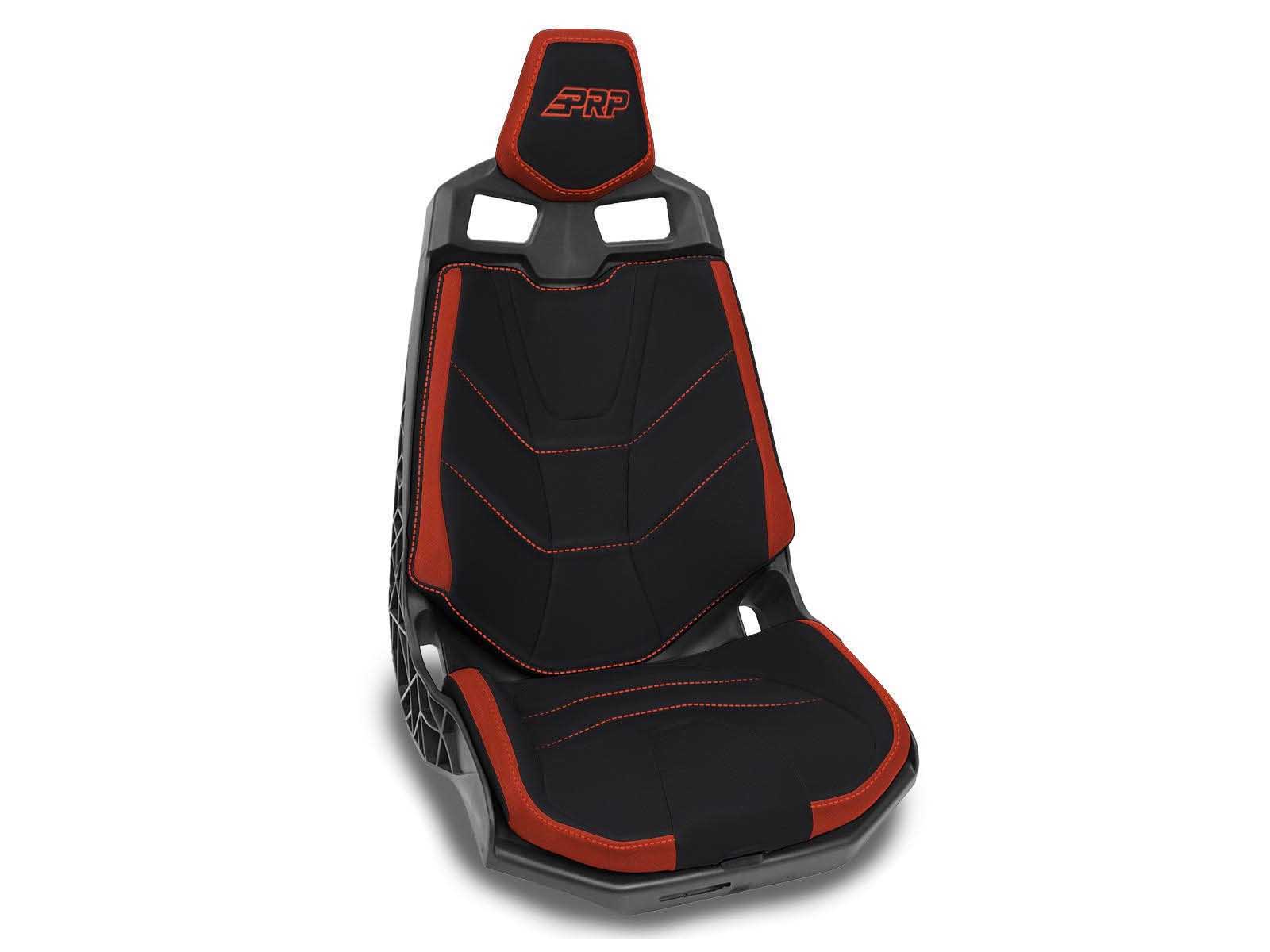 PRP Seats B002-04 Seat Covers for Can-Am Maverick X3 and Maverick R Pair Black and Red
