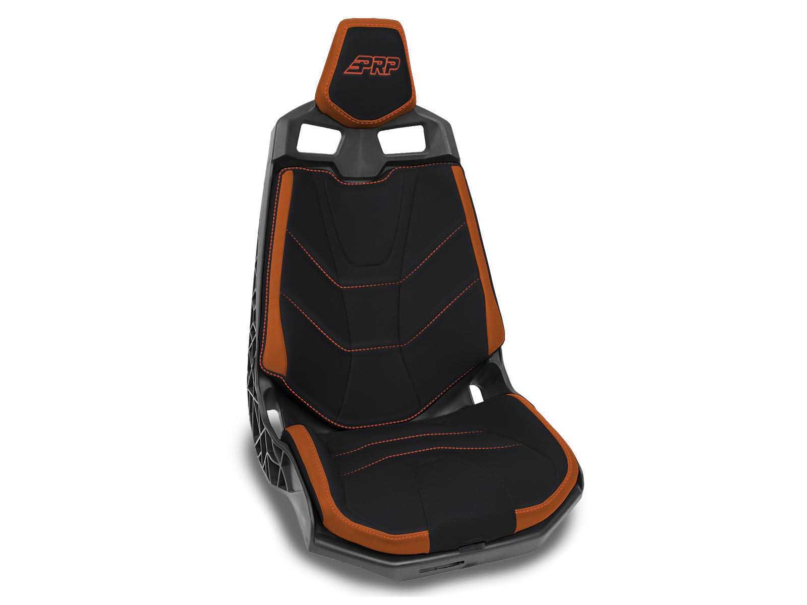 PRP Seats B002-06 Seat Covers for Can-Am Maverick X3 and Maverick R Pair Black and Orange