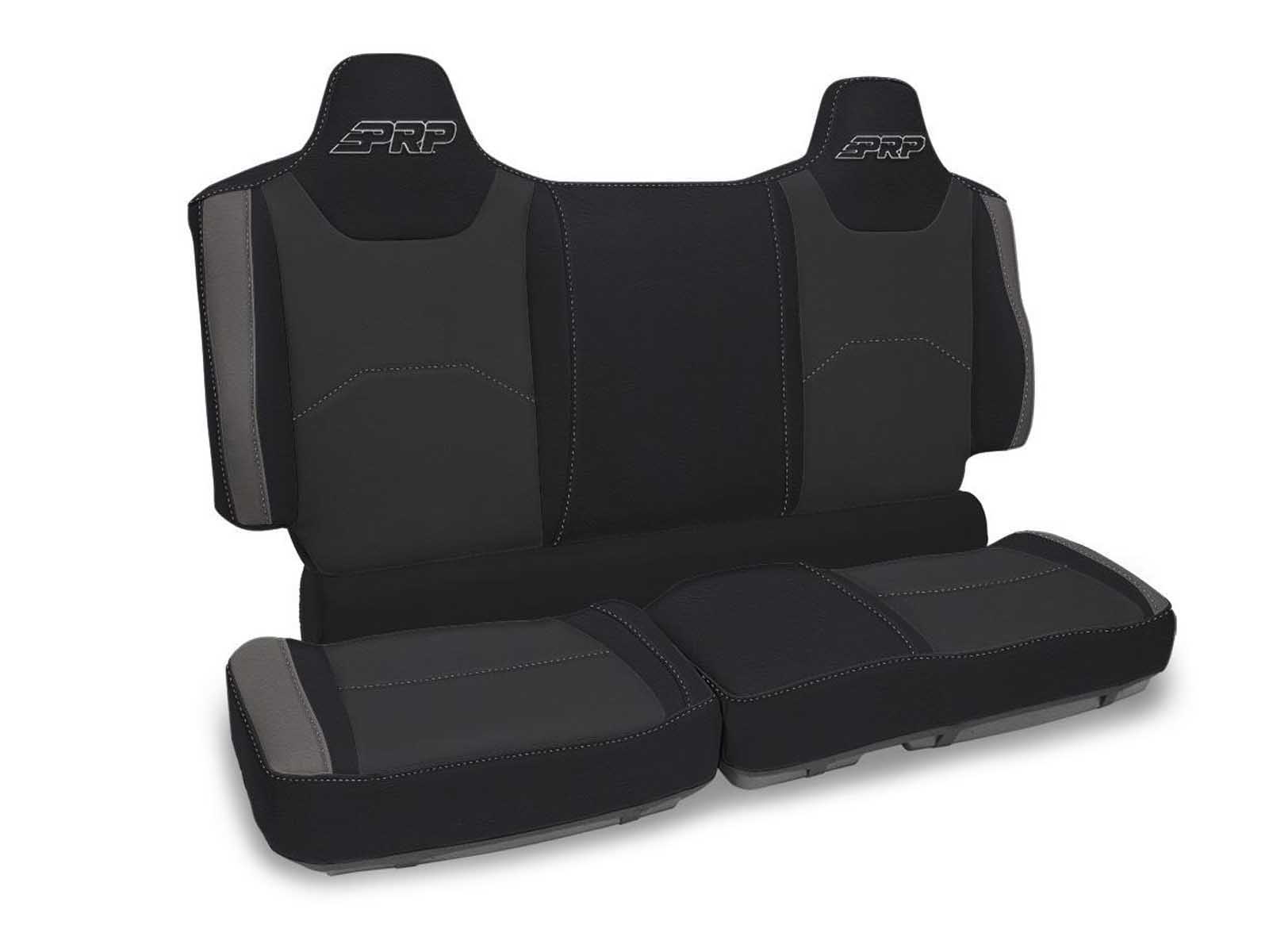 PRP Seats B005-03 Rear Bench Seat Covers for Polaris XPEDITION Black and Gray