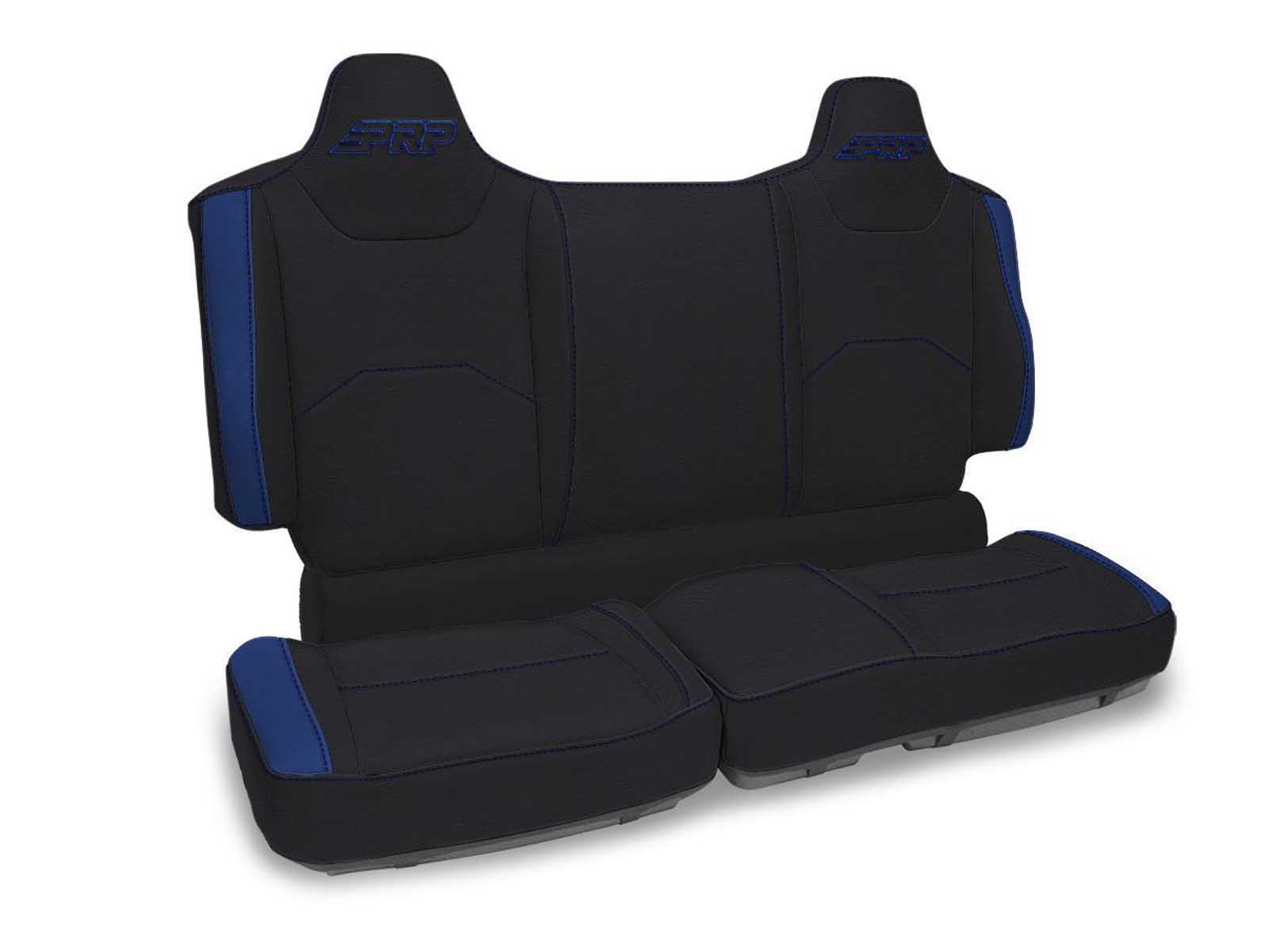 PRP Seats B005-06 Rear Bench Seat Covers for Polaris XPEDITION Black and Blue