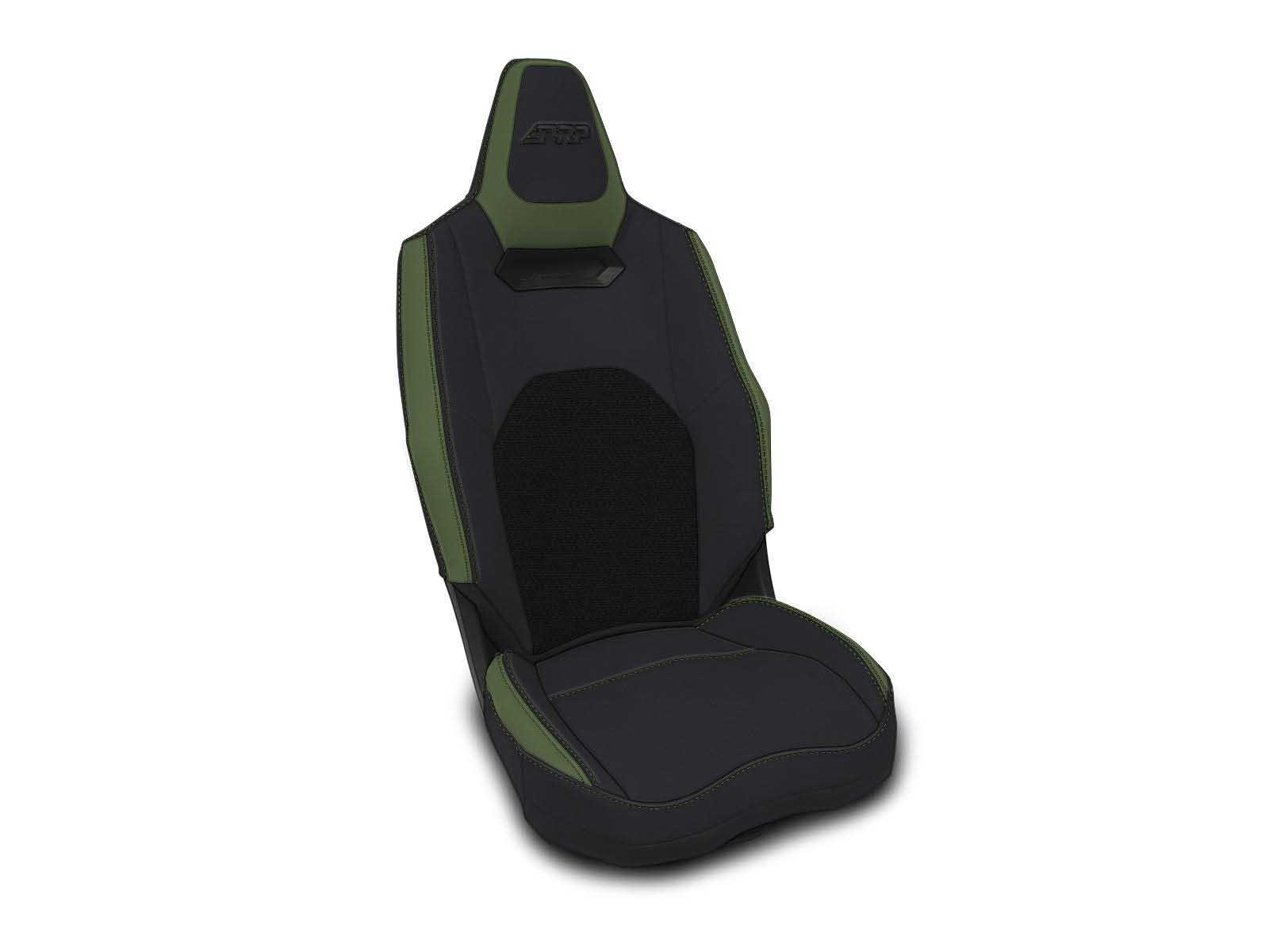 PRP Seats B012-07 Front Seat Covers for 2025+ Polaris with Cooled Seats Pair Black and Olive