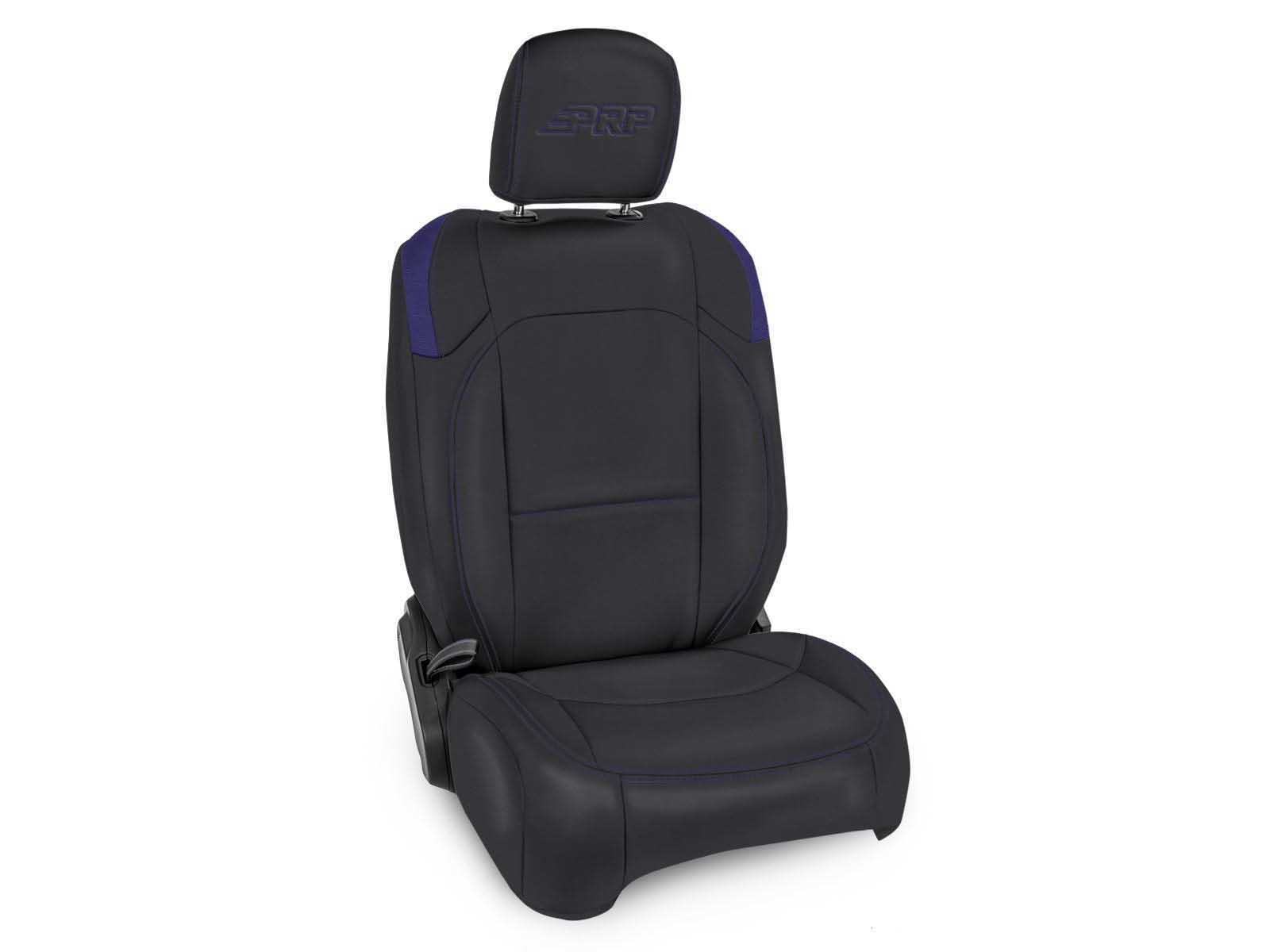 PRP Seats B040-08 Front Seat Covers for Wrangler JLU 4-Dr Gladiator W/Molle Back Pair Black & Purple