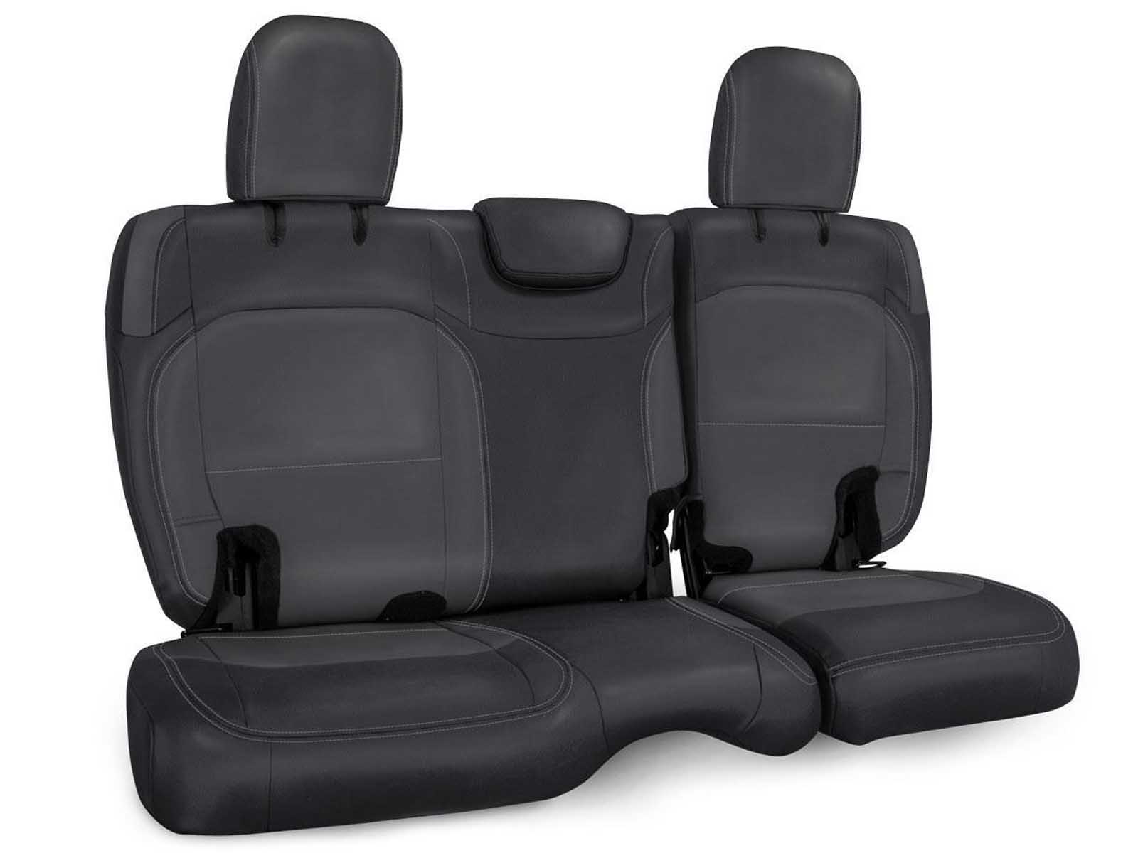 PRP Seats B041-03 Rear Bench Cover for Jeep Wrangler JL, 2 door Black and Grey