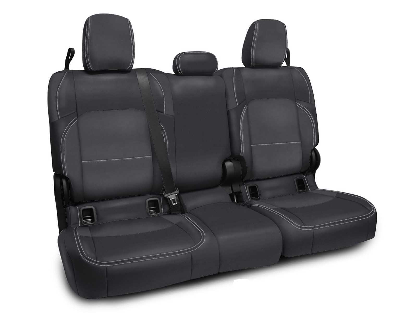 PRP Seats B055-03 Rear Bench Cover for Jeep Gladiator JT, with no Armrest Black and grey
