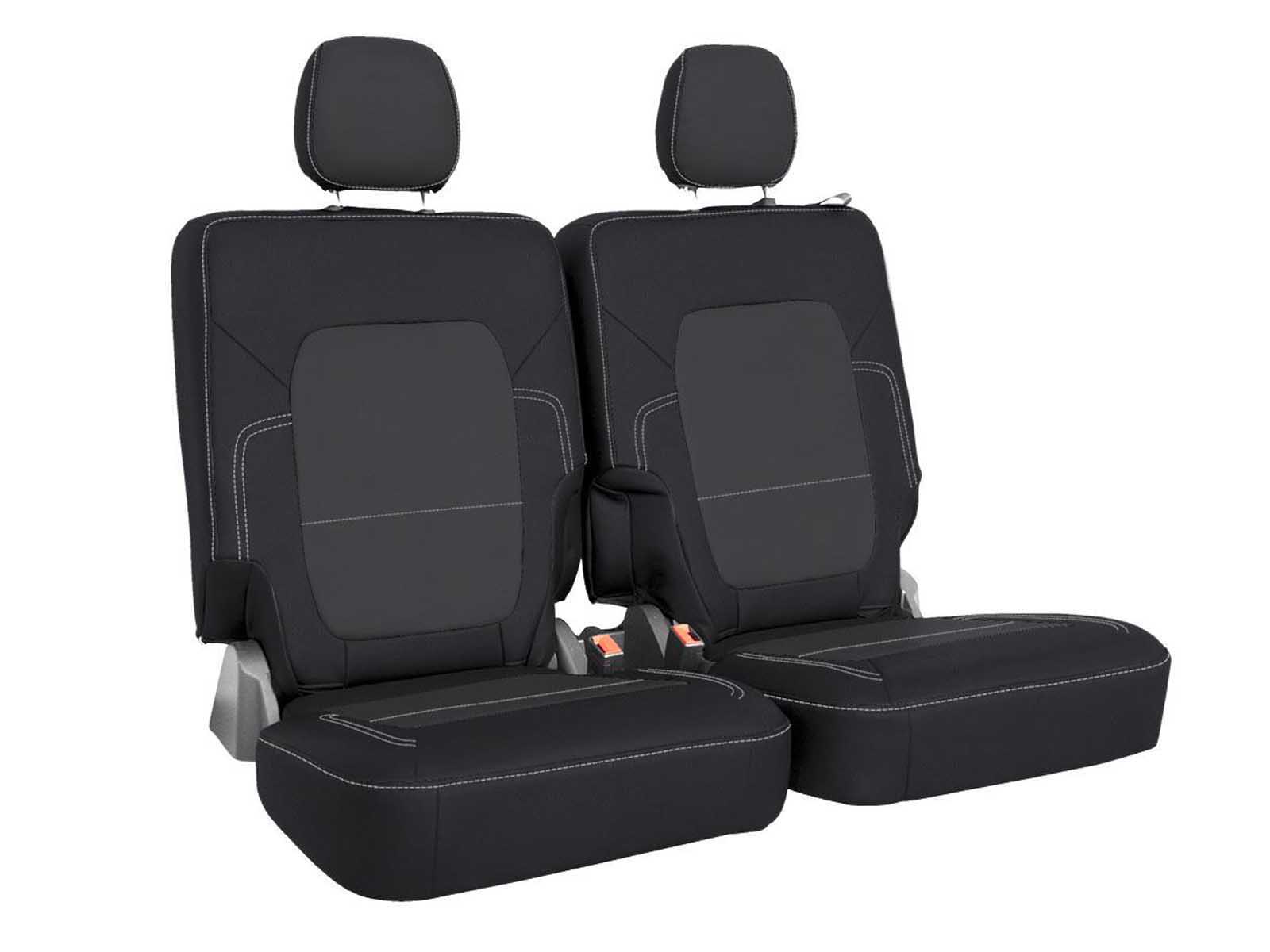 PRP Seats B059-03 Rear Bench Covers for 2021+ Ford Bronco, 2 Door Black and Grey