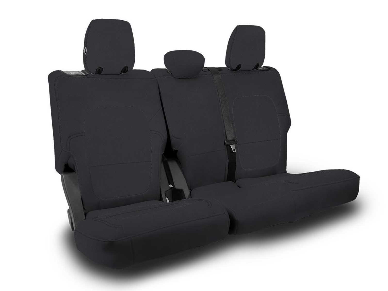 PRP Seats B061-02 Rear Bench Covers for 2021+ Ford Bronco, 4 Door All Black