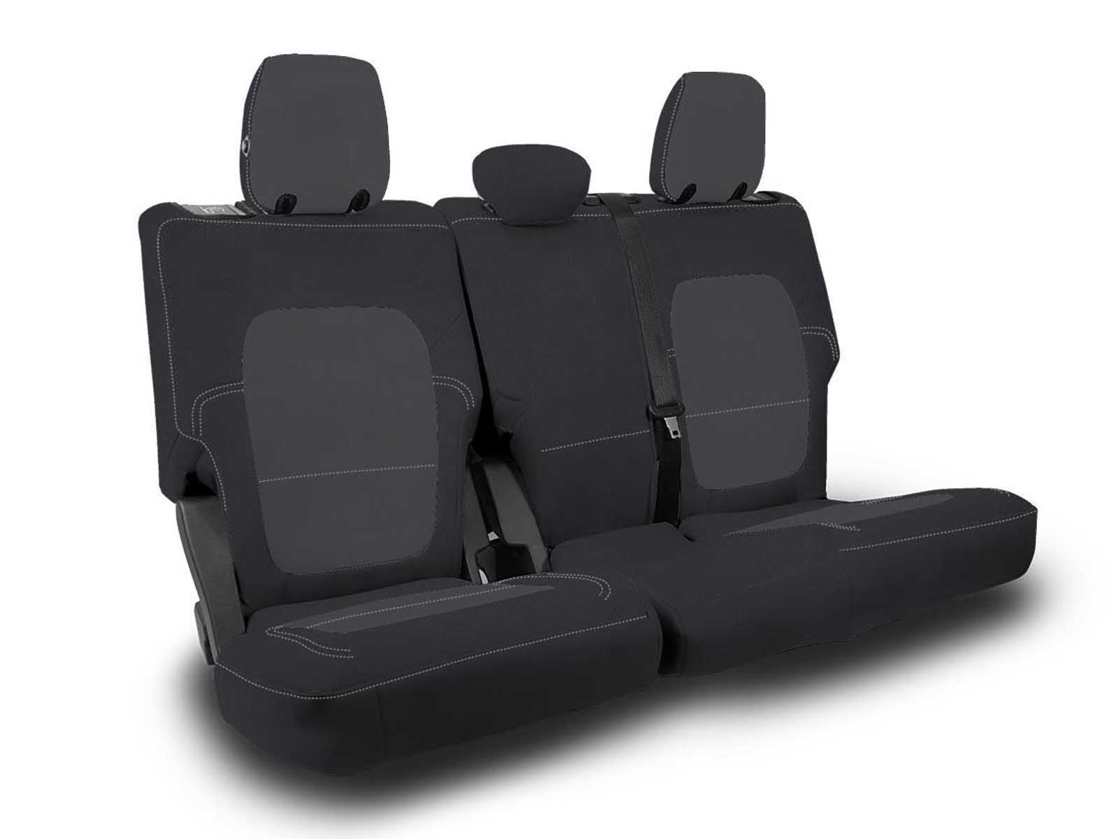 PRP Seats B061-03 Rear Bench Covers for 2021+ Ford Bronco, 4 Door Black and Grey