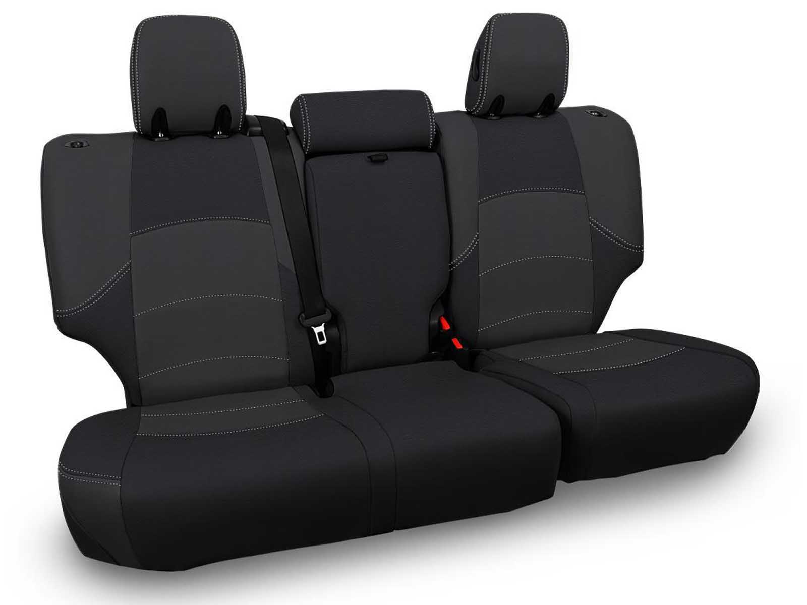 PRP Seats B067-03 Rear Bench Cover for 2011-2024 Toyota 4Runner 5-seat model Black and Gray