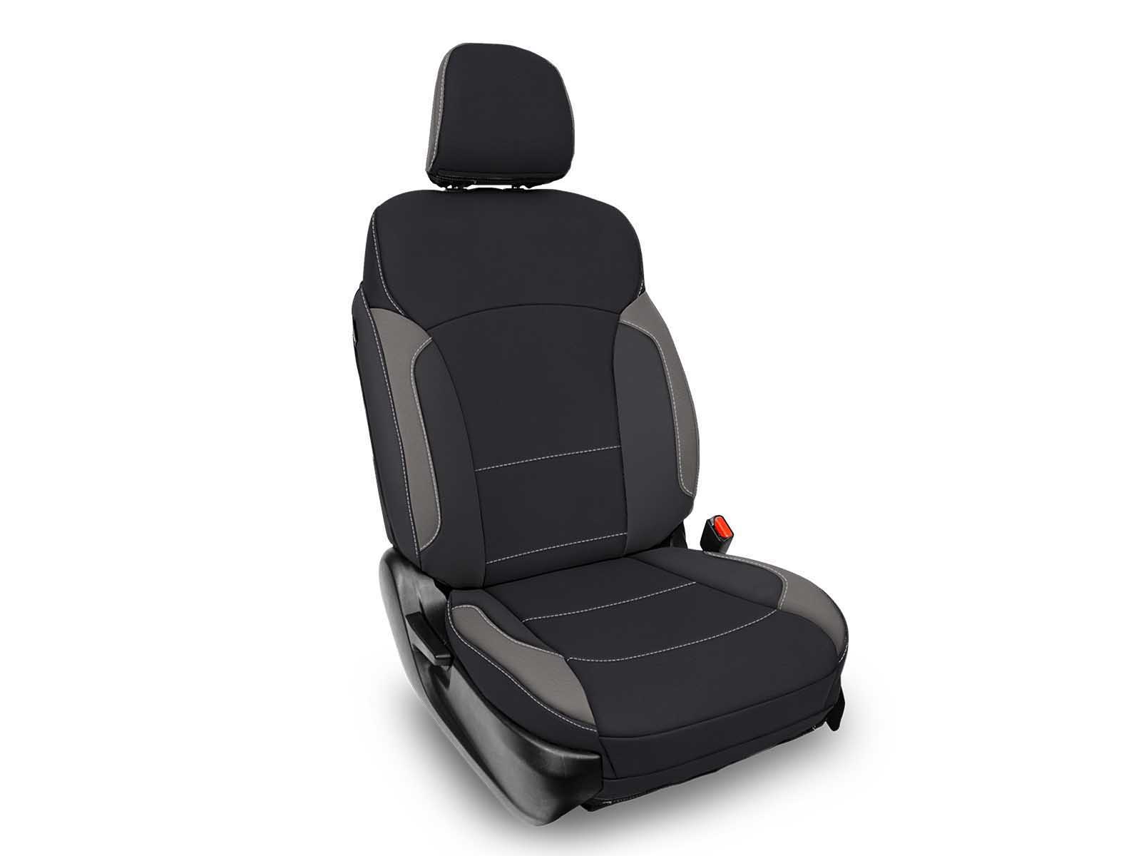 PRP Seats B080-03 Front Seat Covers for 2013-2017 Subaru Crosstrek Pair Black and Gray