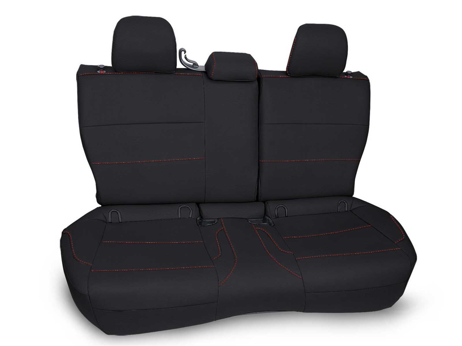PRP Seats B081-04 Rear Bench Seat Cover for 2013-2017 Subaru Crosstrek Black with Orange Stitch