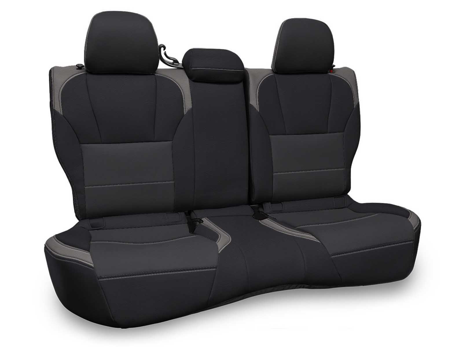 PRP Seats B083-03 Rear Bench Seat Cover for 2018-2023 Subaru Crosstrek Black and Gray