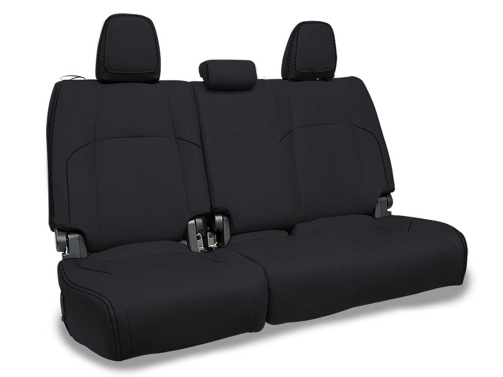 PRP Seats B089-02 Rear Bench Covers for 2024 Toyota Tacoma All Black