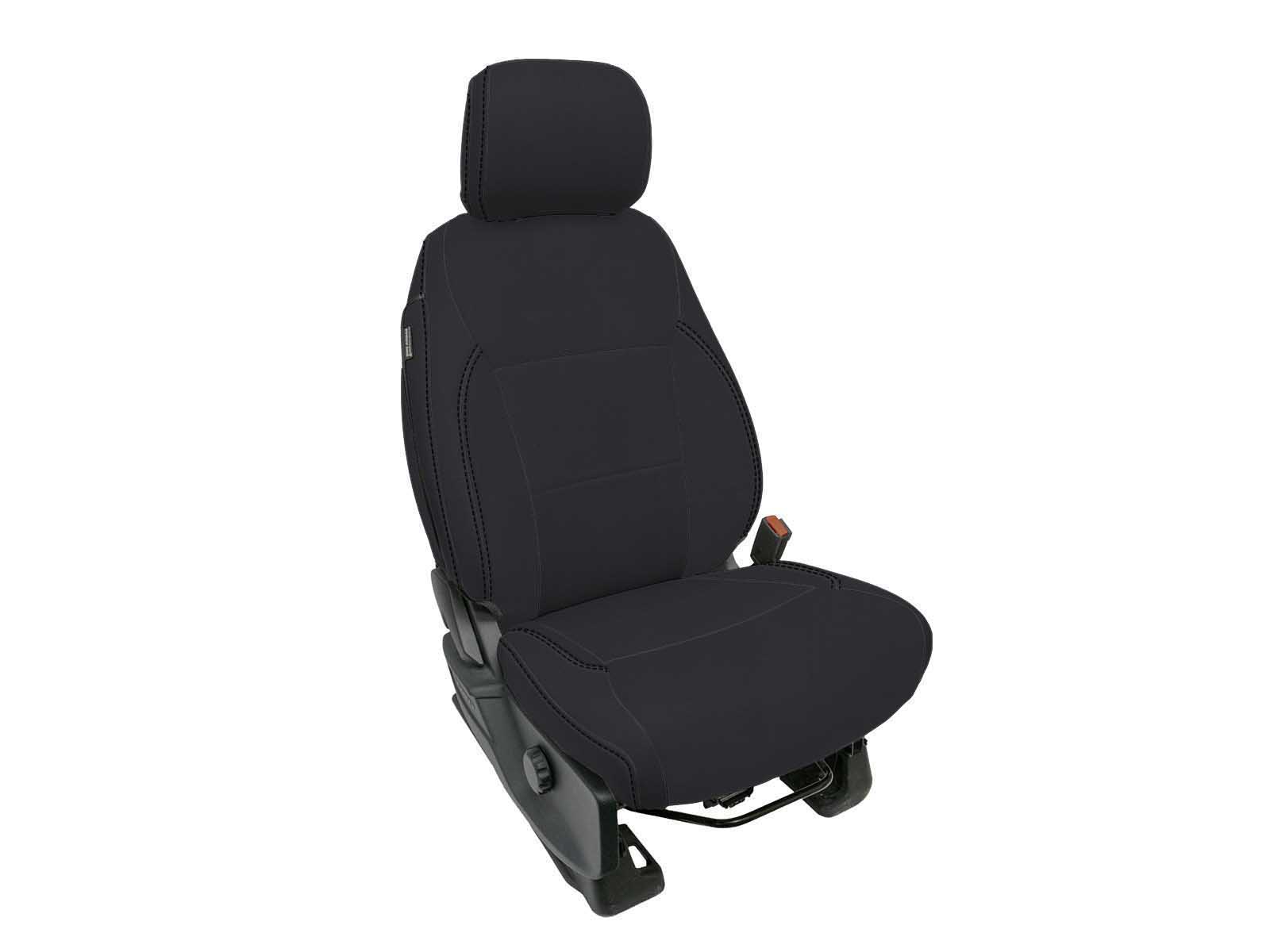 PRP Seats B094-02 Front Seat Covers for 2021-Present Ford F150, 2023-Present Super Duty, Black