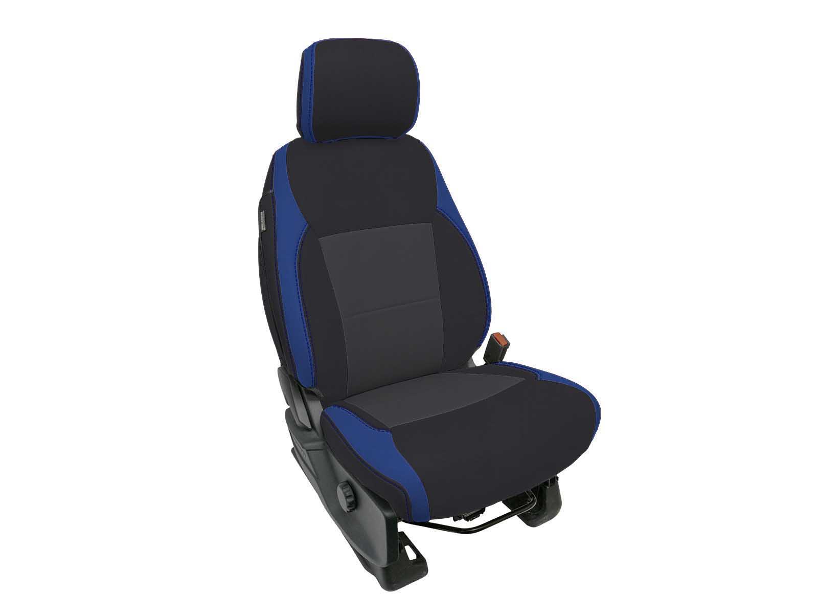 PRP Seats B094-04 Front Seat Covers for 2021-Present Ford F150, 2023-Present Super Duty, Blue