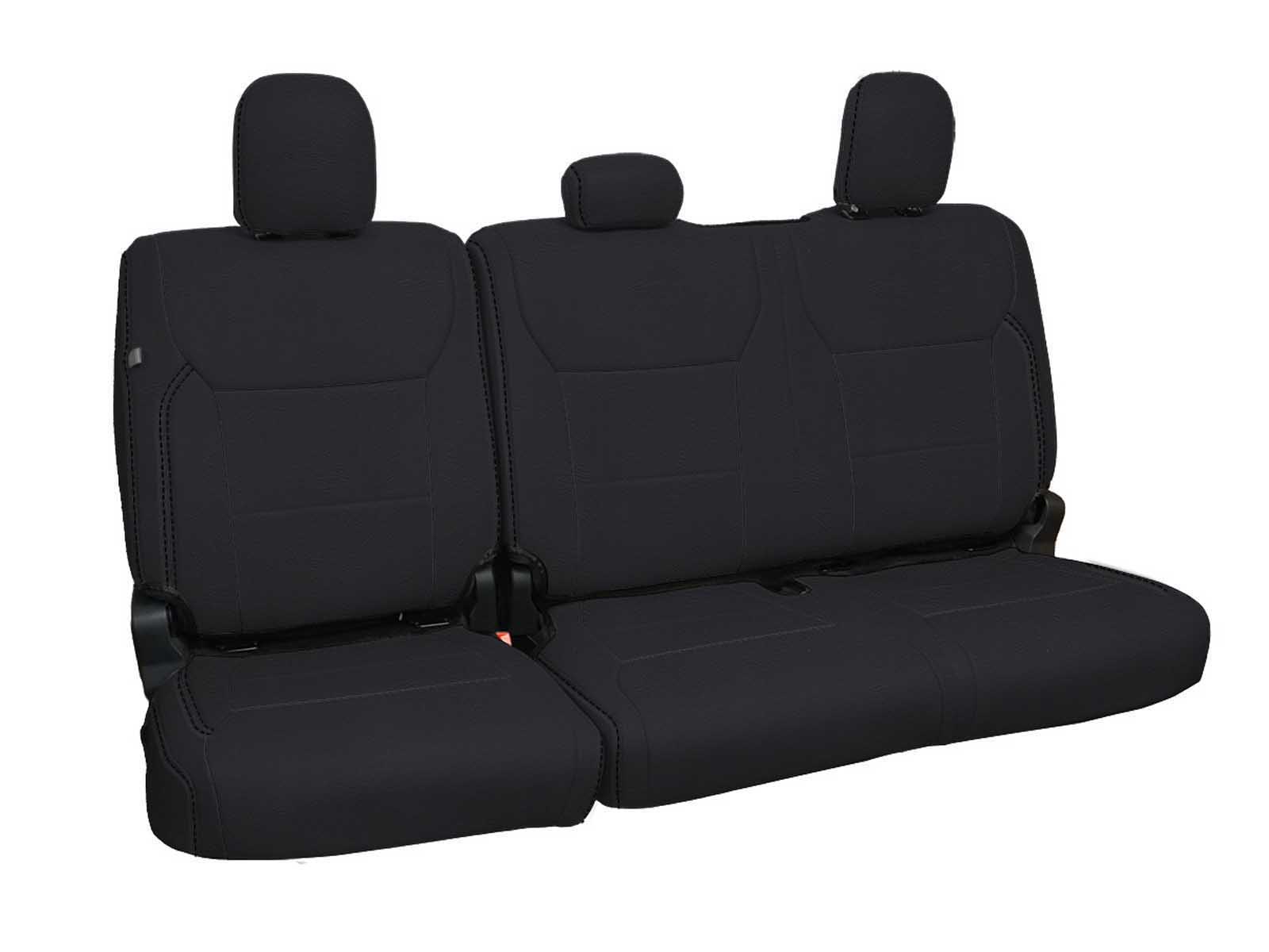 PRP Seats B096-02 Rear Bench Seat Covers for 2021-Present Ford F150, 2023-Present Super Duty, Black