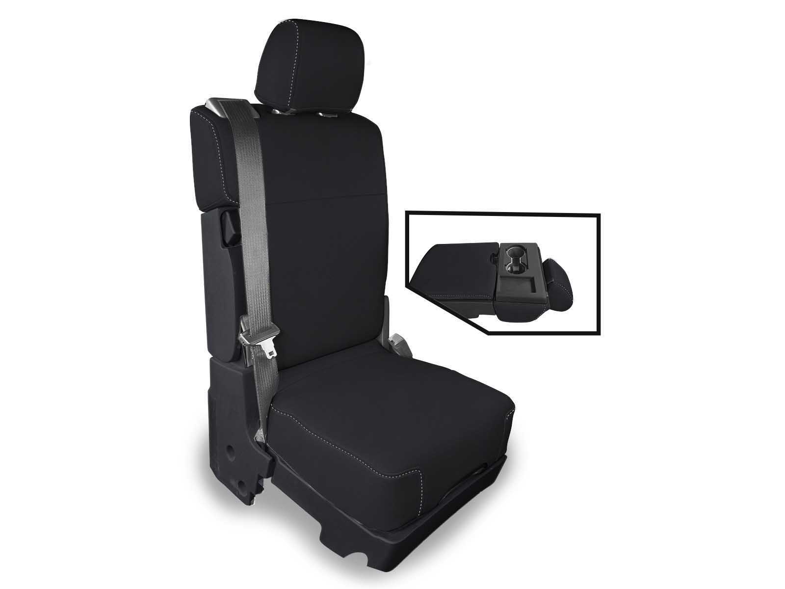 PRP Seats B098-03 Center Jump Seat Cover w/ Upper Storage Console 2015+ F150, 2017+ Super Duty, Gray