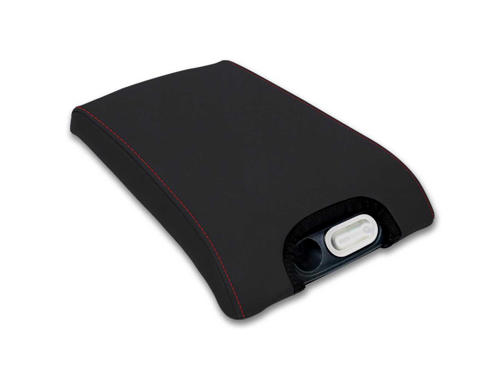 PRP Seats B107-01 Center Console Cover for 2010-14 Ford Raptor Black with Red Stitch