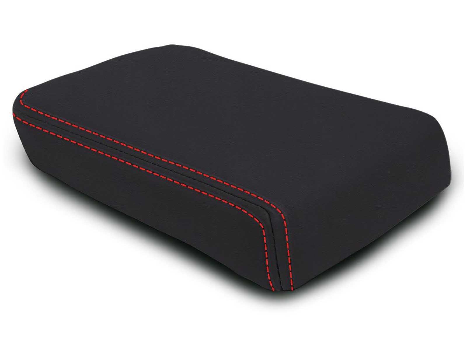 PRP Seats B113-01 Center Console Cover for Polaris XPEDITION Black with Red Stitch
