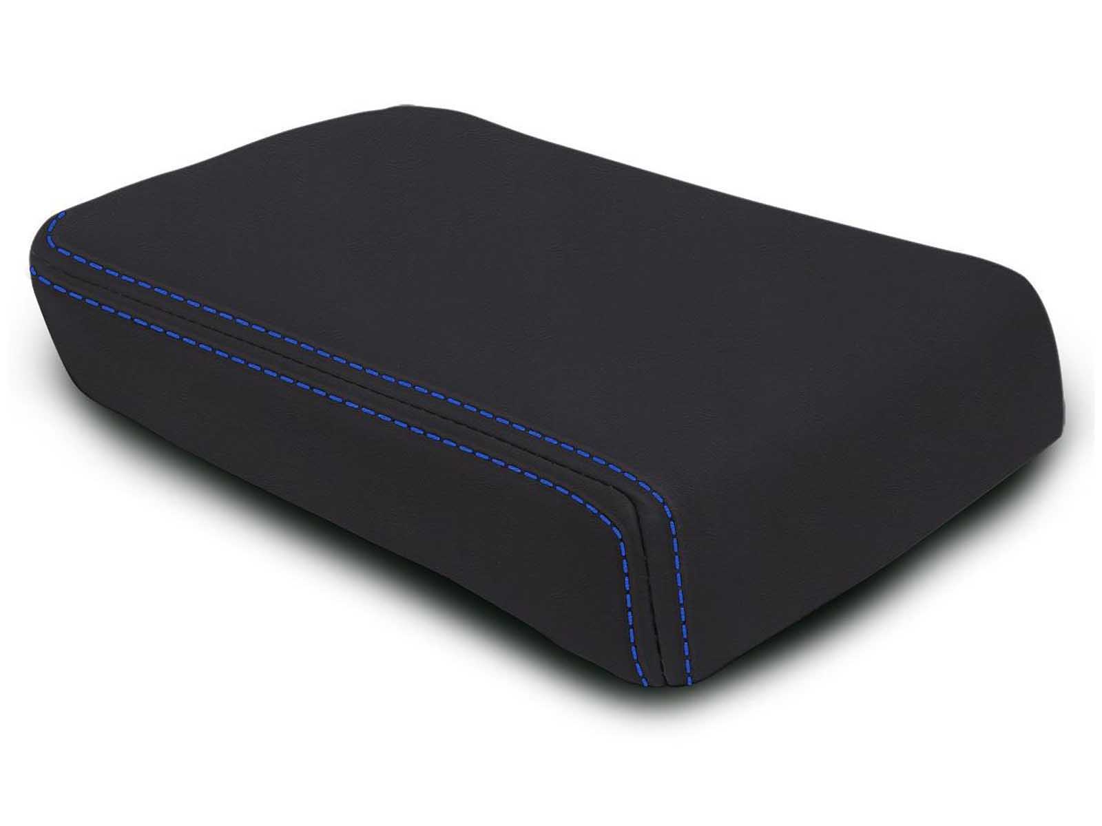 PRP Seats B113-06 Center Console Cover for Polaris XPEDITION Black with Blue Stitch