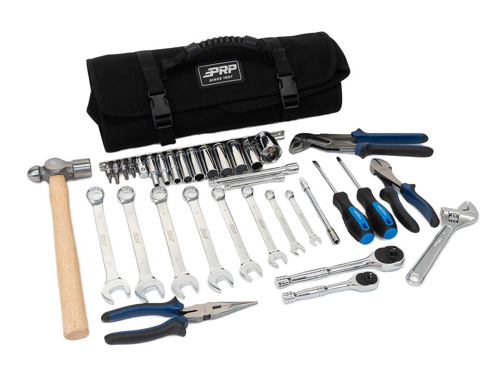 PRP Seats E112 Can-Am Roll Up Tool Bag with 35pc Tool Kit
