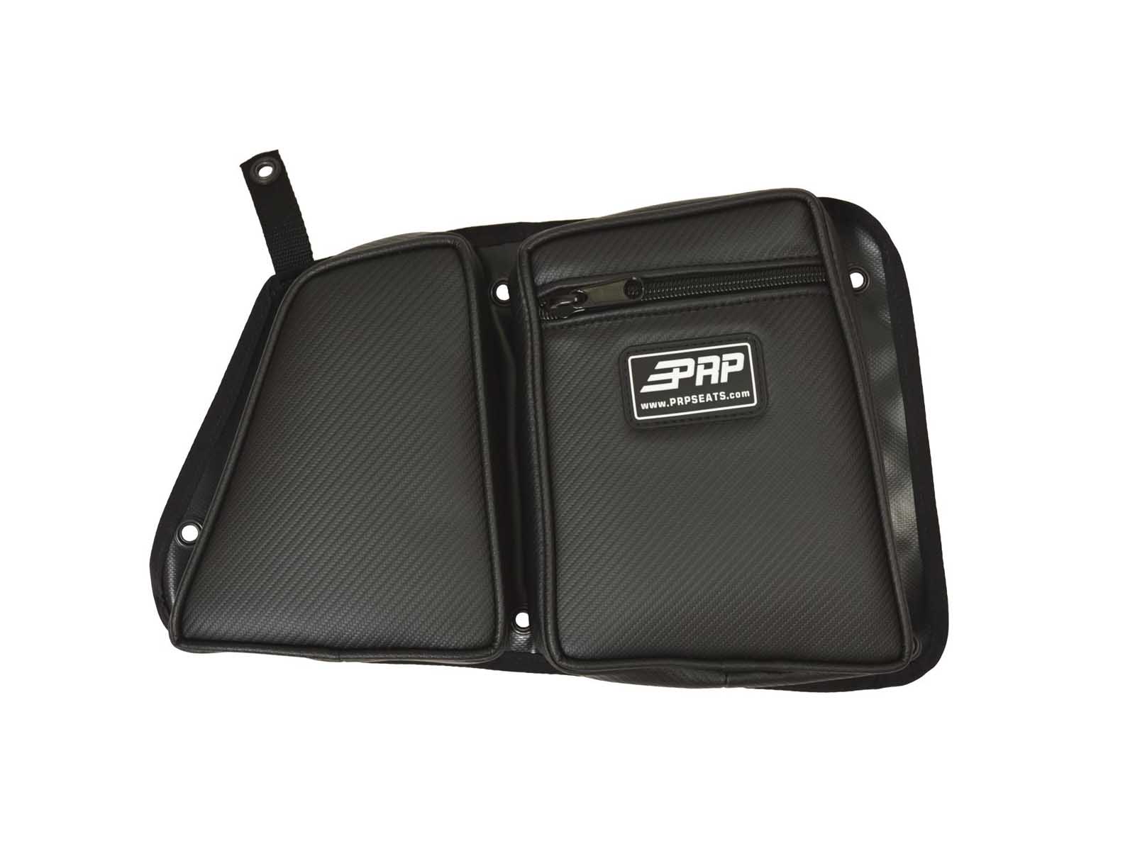 PRP Seats E41-210 Rear Door Bag with Knee Pad for Polaris RZR Passenger Side Black