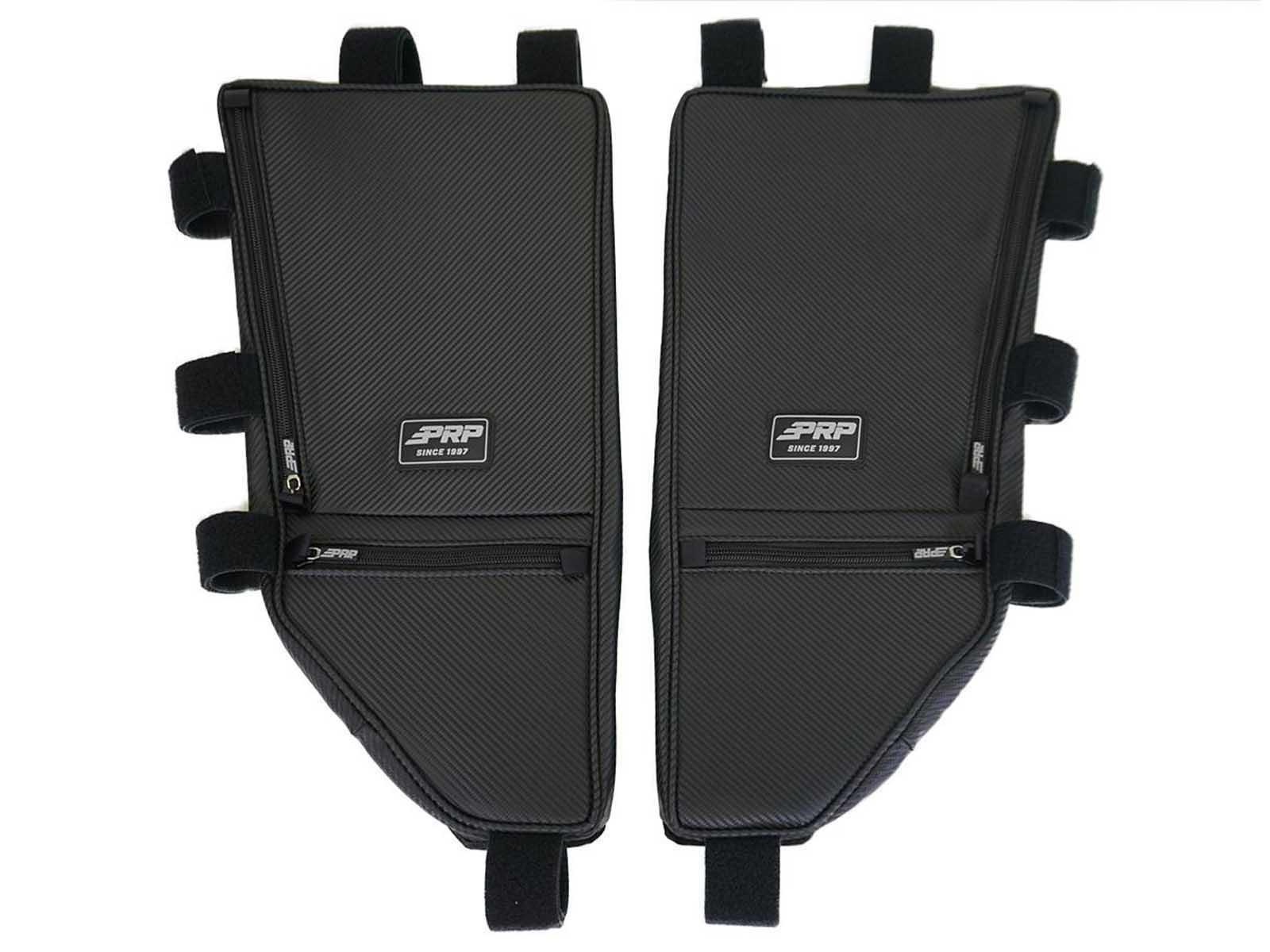 PRP Seats E84-210 Overhead Bags for Honda Talon Pair Black Vinyl Coated Nylon
