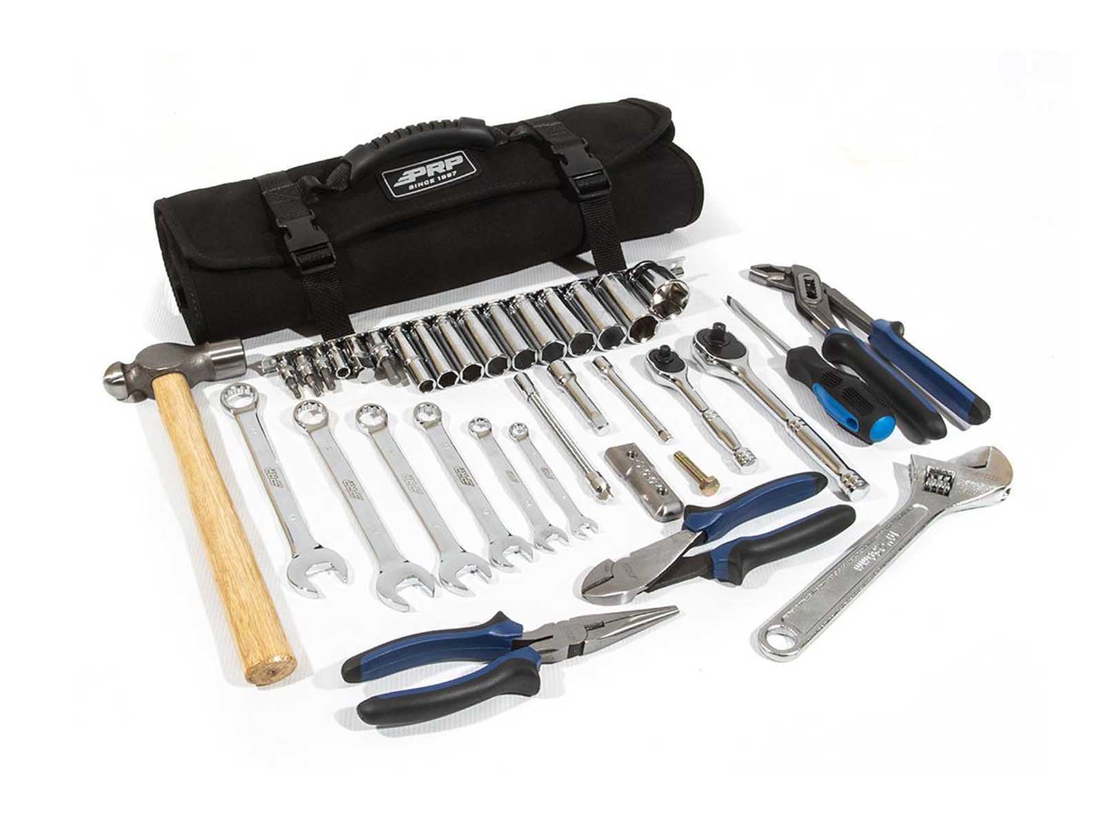 PRP Seats E98 RZR Roll Up Tool Bag with 39pc Tool Kit