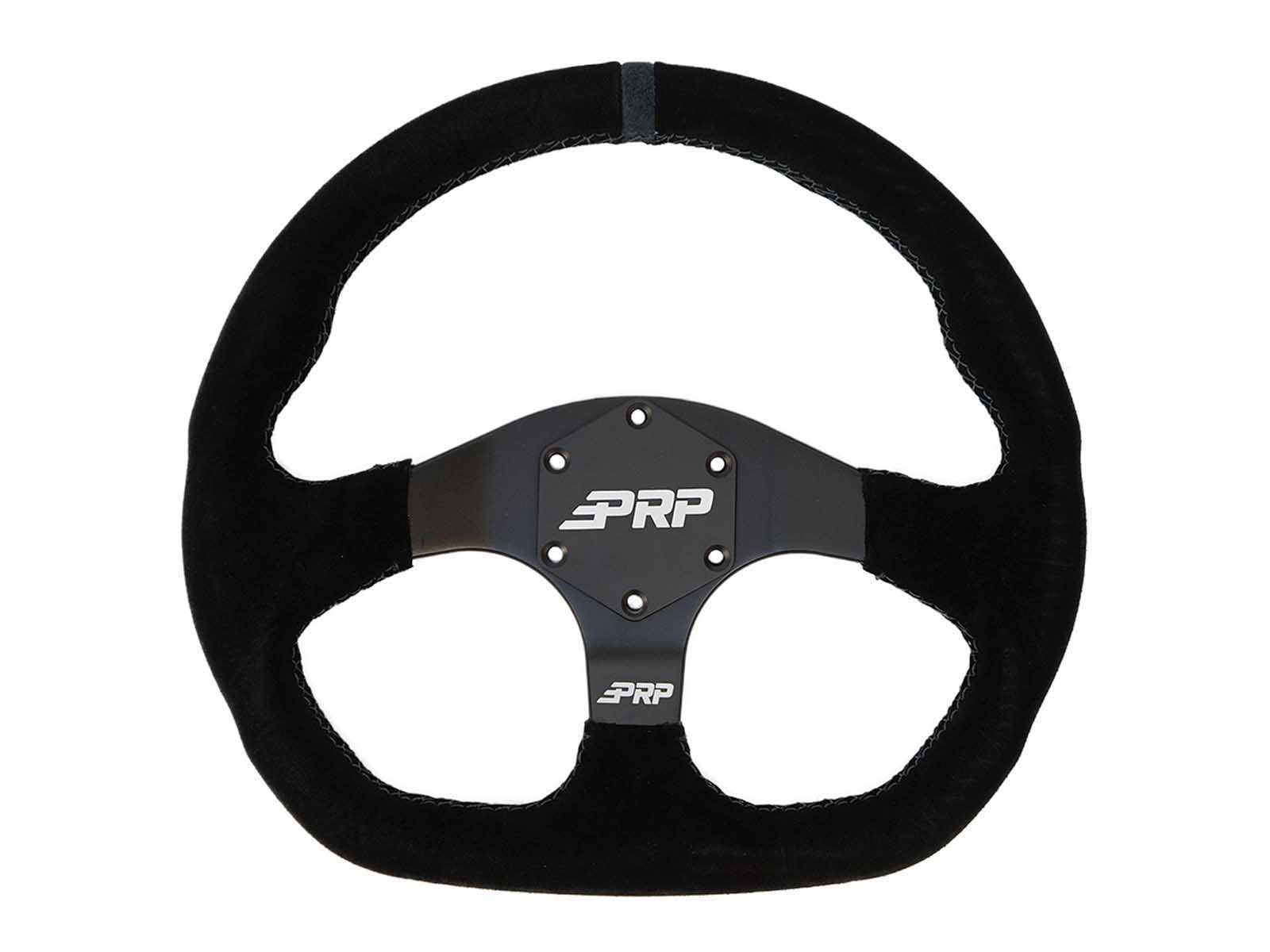 PRP Seats G250 Comp-R Suede Steering Wheel 13 Inch Diameter Black