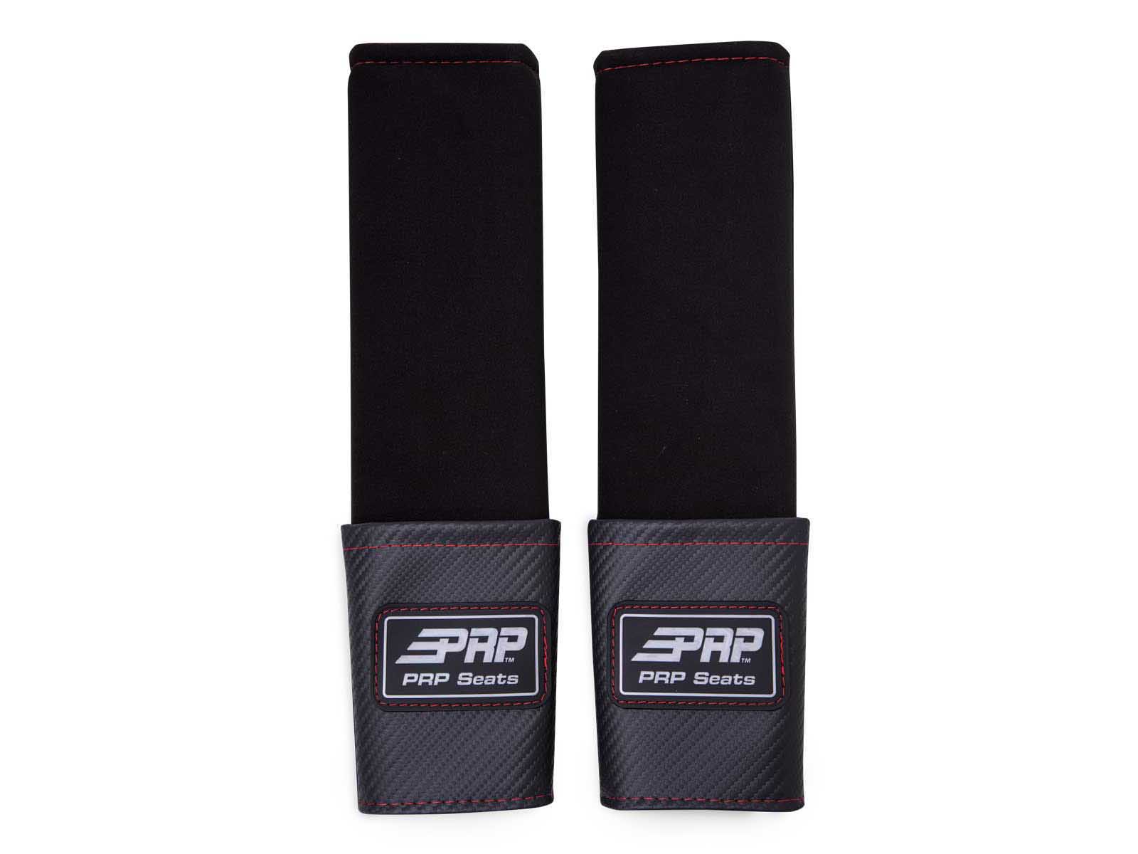 PRP Seats H61-Red Seatbelt Pads w/ Pocket Red Trim