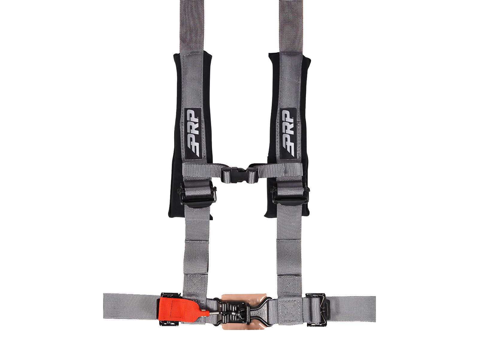 PRP Seats SB4.2LL-S 4.2 Harness with Latch and Link Lap Belt Silver