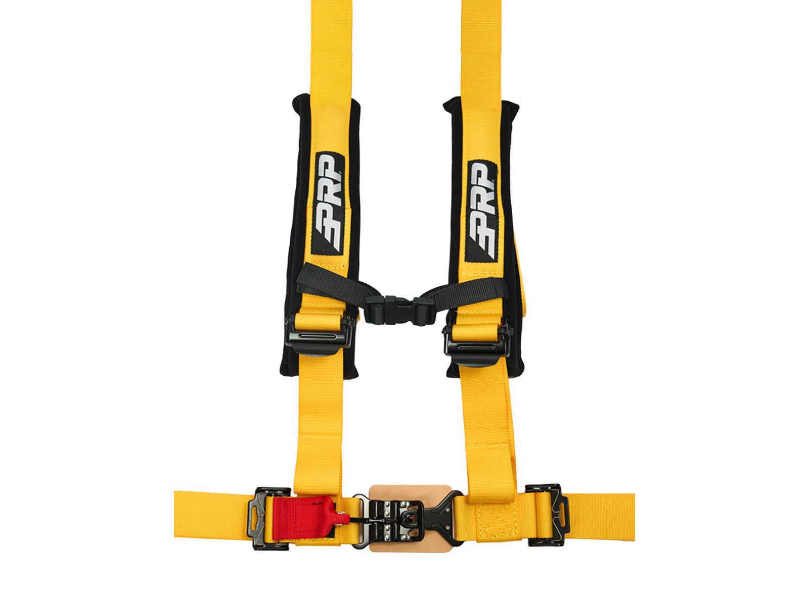 PRP Seats SB4.2LL-Y 4.2 Harness with Latch and Link Lap Belt, Yellow