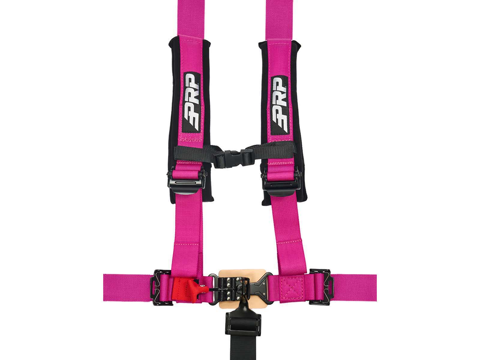 PRP Seats SB5.2-P 5.2 Harness with Shoulder Straps Sewn to Lap, Pink