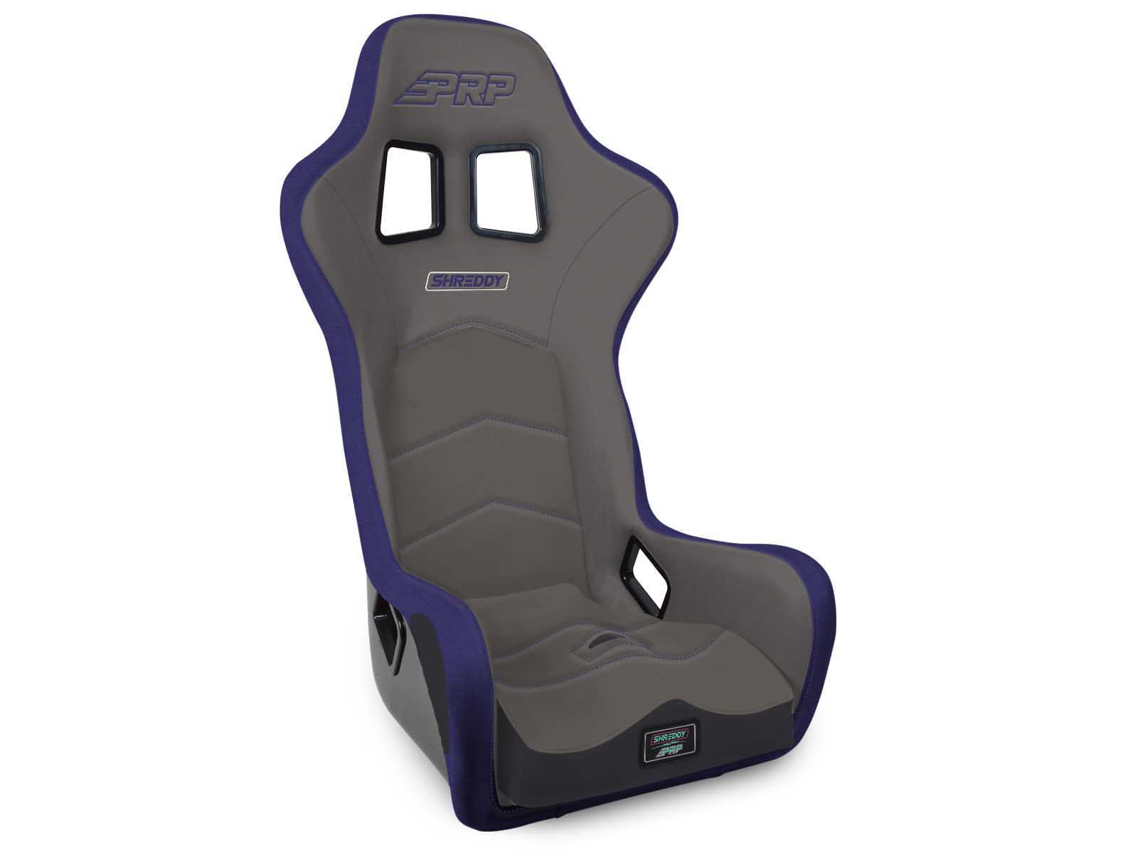 PRP Seats SHRDYA3902-07 Shreddy Edition Alpha Composite Seat Extra Wide Gray and Purple