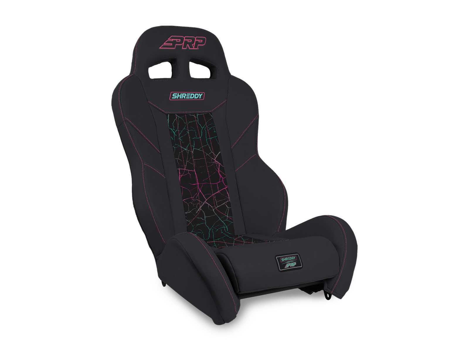 PRP Seats SHRDYA8001-PORXP-06 Shreddy Edition XCR Suspension Seat Cracked Pink
