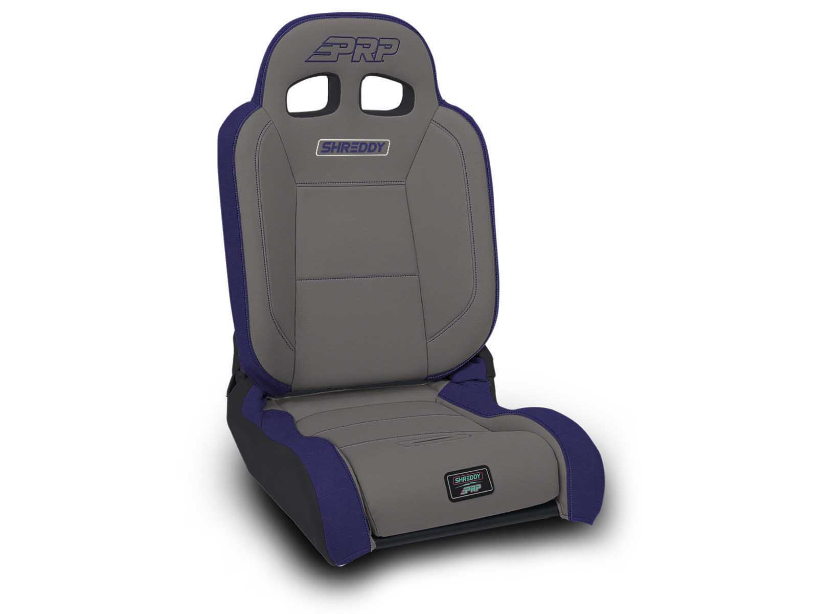 PRP Seats SHRDYA8701044-07 Shreddy Edition EnduroDaily Reclining Suspension Seat Gray/Purple Driver