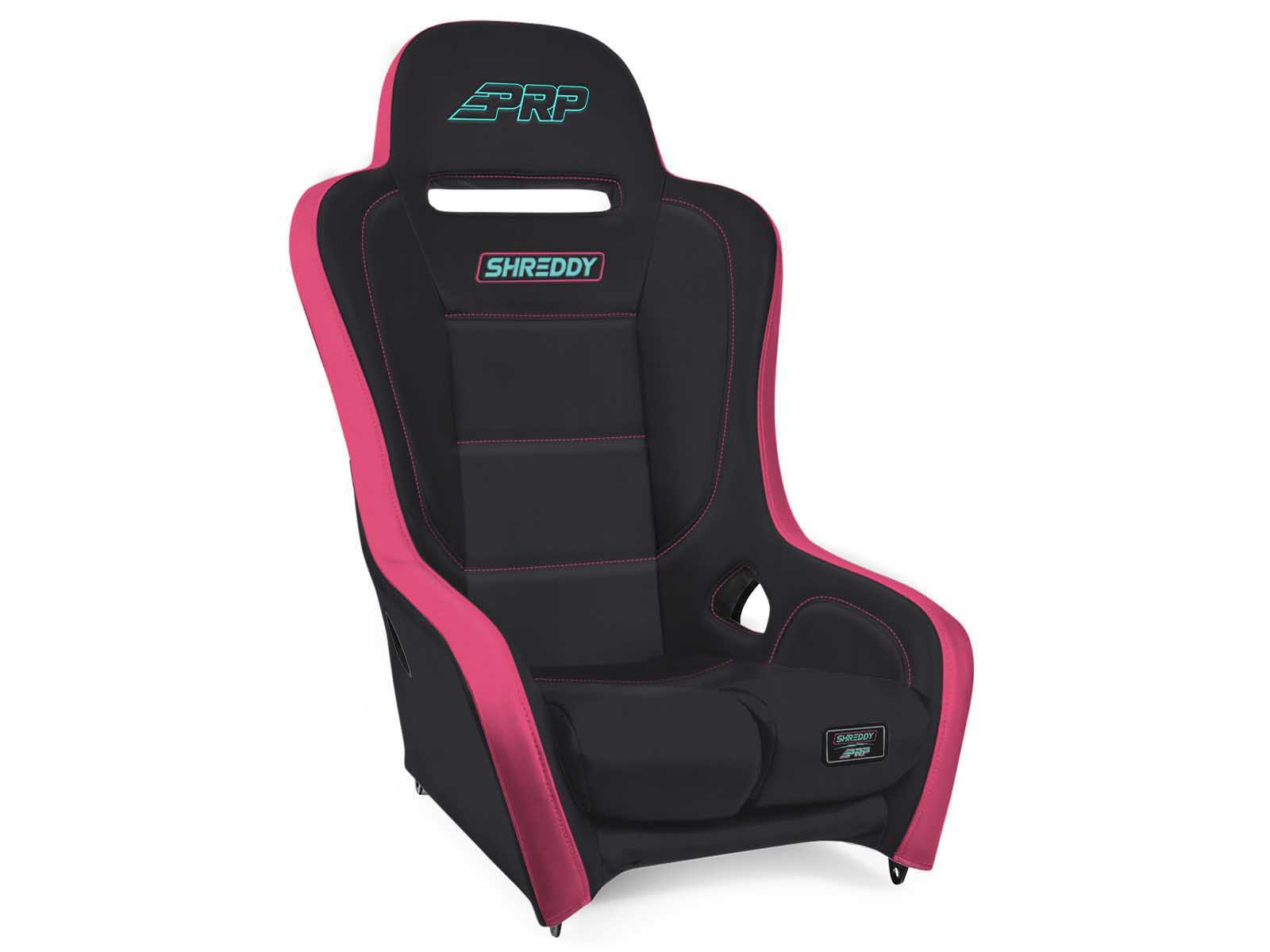 PRP Seats SHRDYA9101-08 Shreddy Edition Podium Suspension Seat Black Pink and Teal