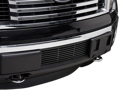 Putco 91182FP Black Liquid Design Bumper Grille Insert Ford F-150 Ecoboost W/Heater Plug Opening