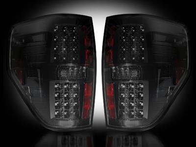 Recon 264168BK Smoked LED Tail Lights 2009-2014 Ford F-150 & F-150 SVT Raptor