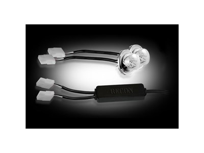 Recon 26423WH White 24-Watt LED Ultra High-Intensity Strobe Light Kit