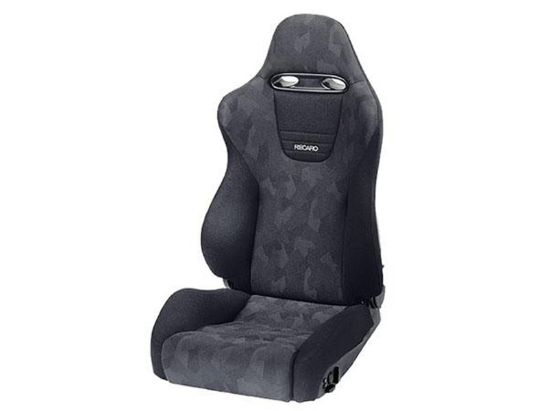 Recaro 265.00.NR11 Sport 4-Point Reclining Race Seat (Left) - Nardo Black W/Artista Black Bolsters
